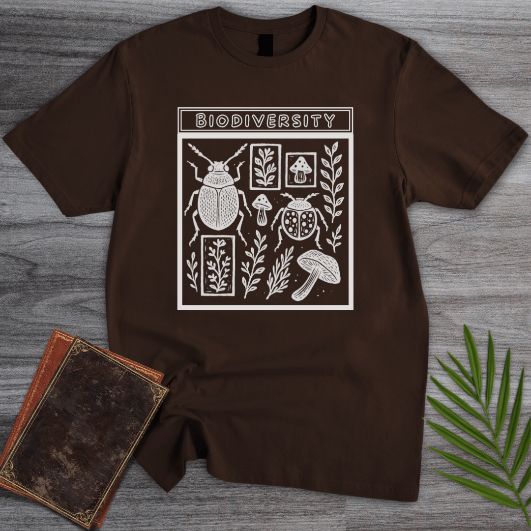 T-Shirt Dark Chocolate / S Tiny Features of Biodiversity T-Shirt