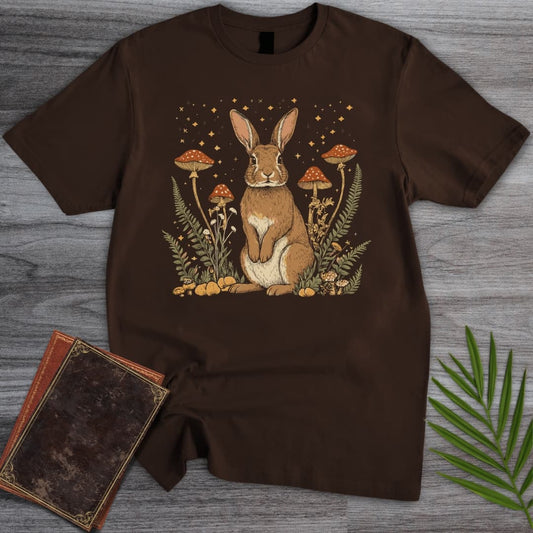 T-Shirt Dark Chocolate / S Toadstool Glade Rabbit T-Shirt