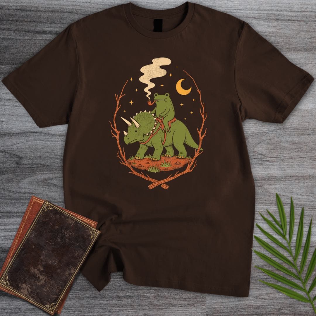 T-Shirt Dark Chocolate / S Triceratops Pipe Walk T-Shirt