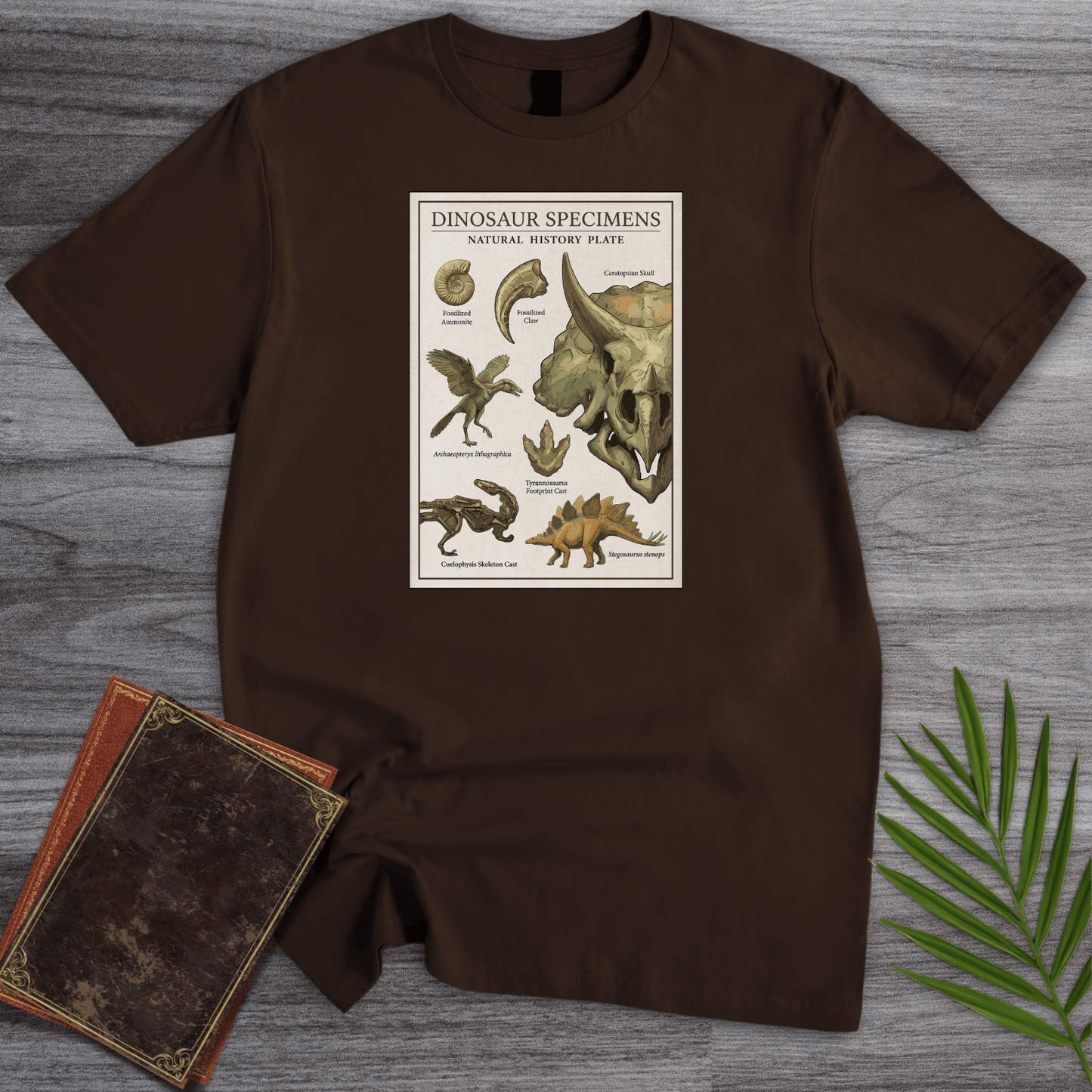T-Shirt Dark Chocolate / S Utopian Scholastic Poster T-Shirt