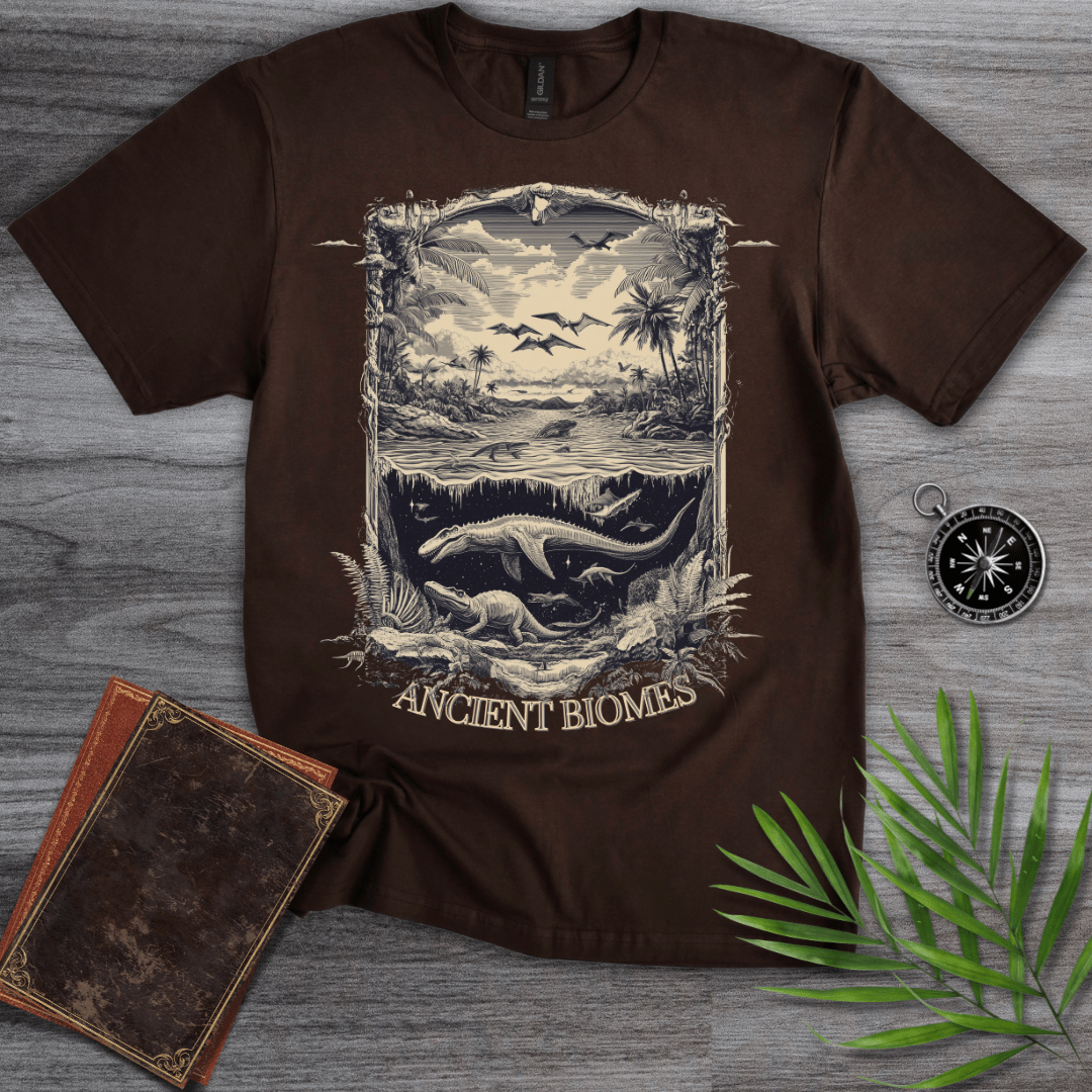 T-Shirt Dark Chocolate / S Victorian Ancient Biomes T-Shirt