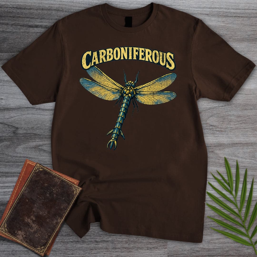T-Shirt Dark Chocolate / S Vintage Carboniferous Meganeura T-Shirt