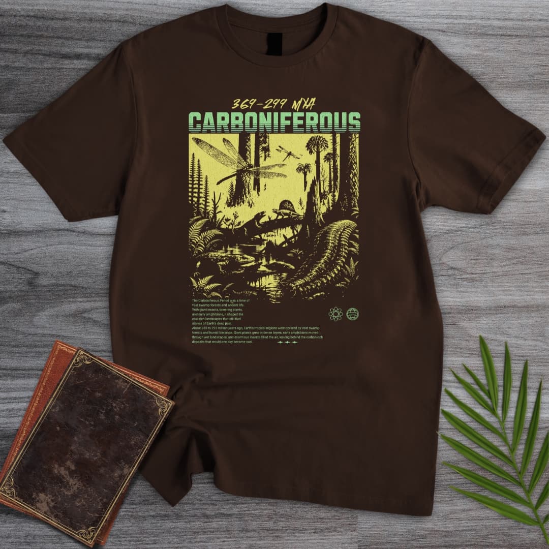 T-Shirt Dark Chocolate / S Vintage Carboniferous Y2K T-Shirt