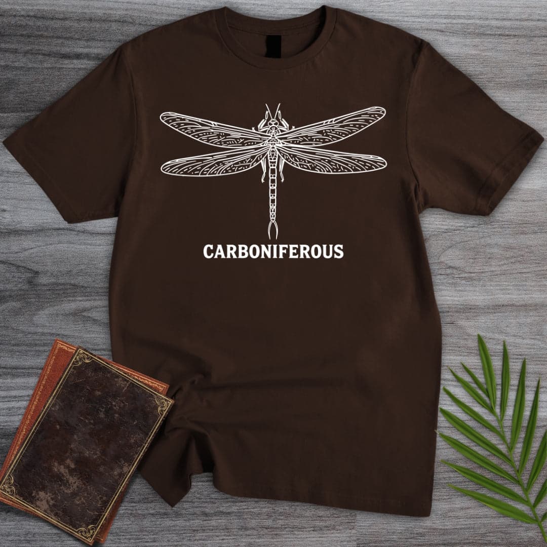 T-Shirt Dark Chocolate / S Vintage Dragonfly Carboniferous T-Shirt