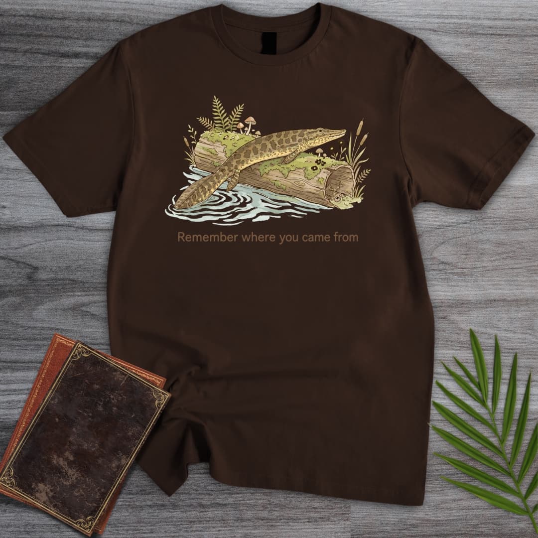 T-Shirt Dark Chocolate / S Wandering Tiktaalik T-Shirt