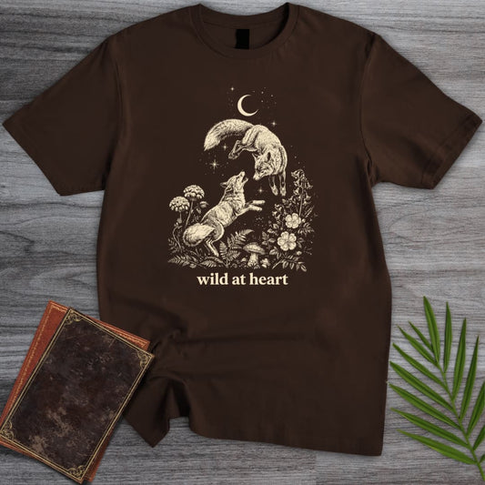 T-Shirt Dark Chocolate / S Wild At Heart Foxes T-Shirt