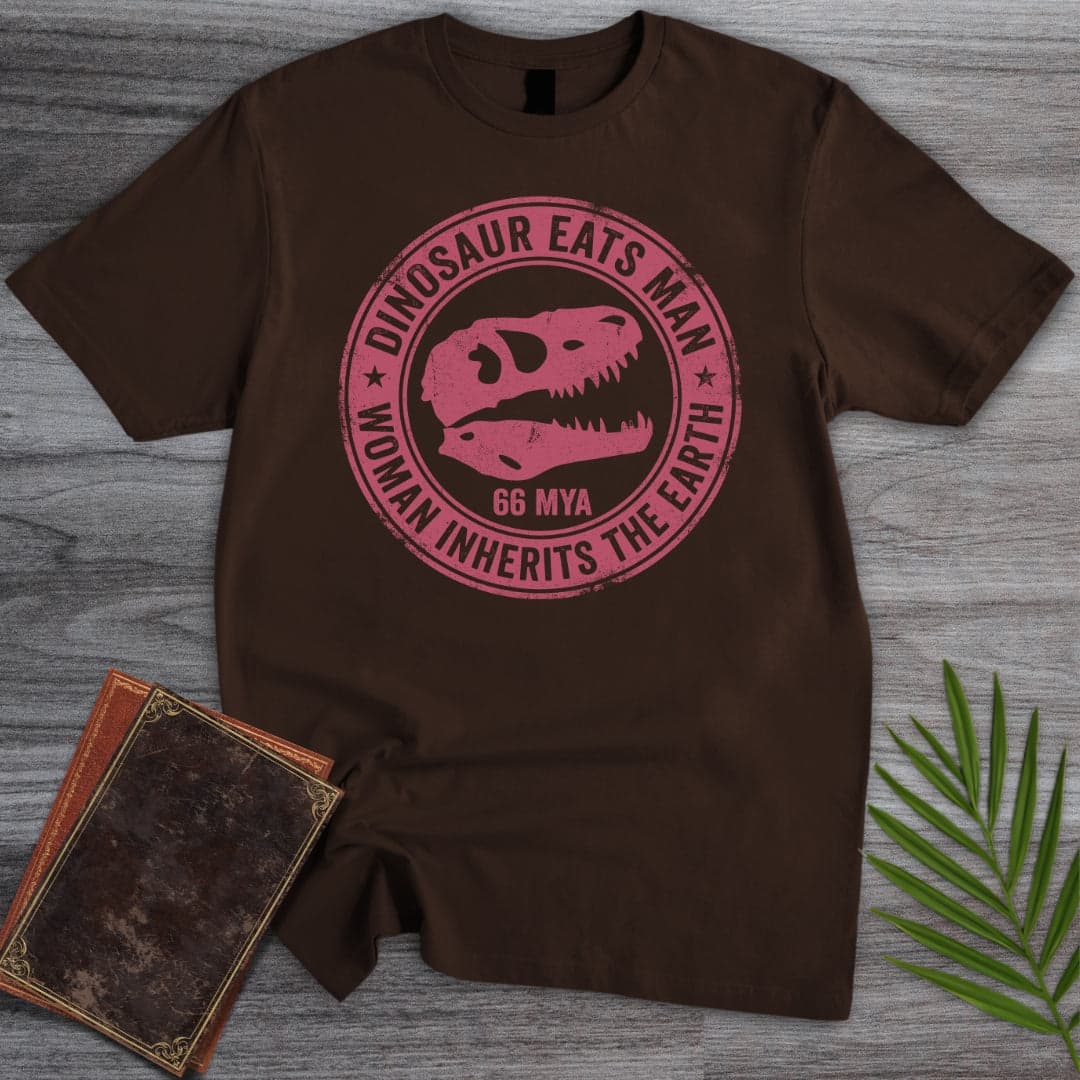 T-Shirt Dark Chocolate / S Woman Inherits Earth Vintage T-Shirt