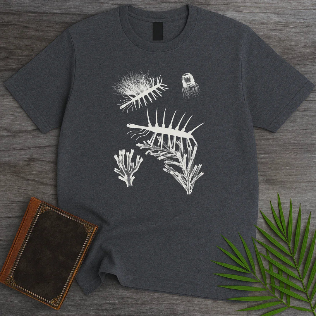 T-Shirt Dark Heather / M Cyanotype Hallucigenia T-Shirt