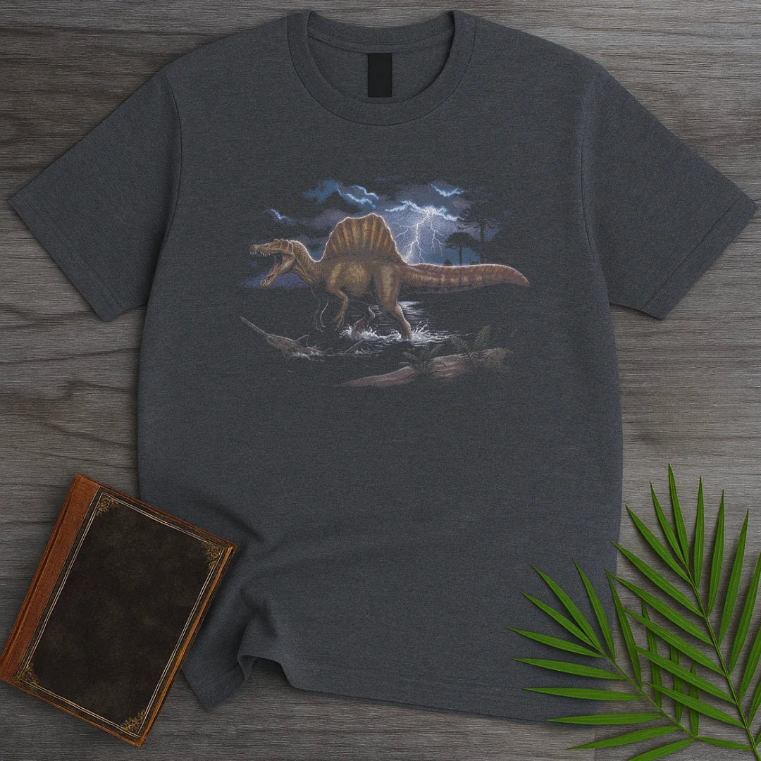 T-Shirt Dark Heather / M Thunderstorm Spinosaurus T-Shirt