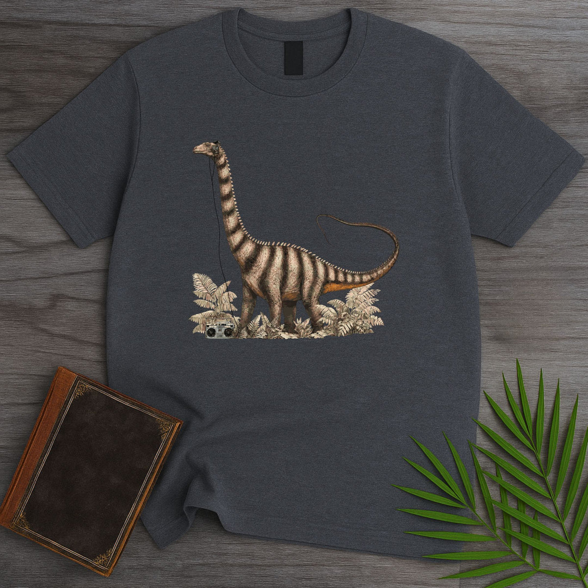 T-Shirt Dark Heather / S A Diplodocus Vibe T-Shirt