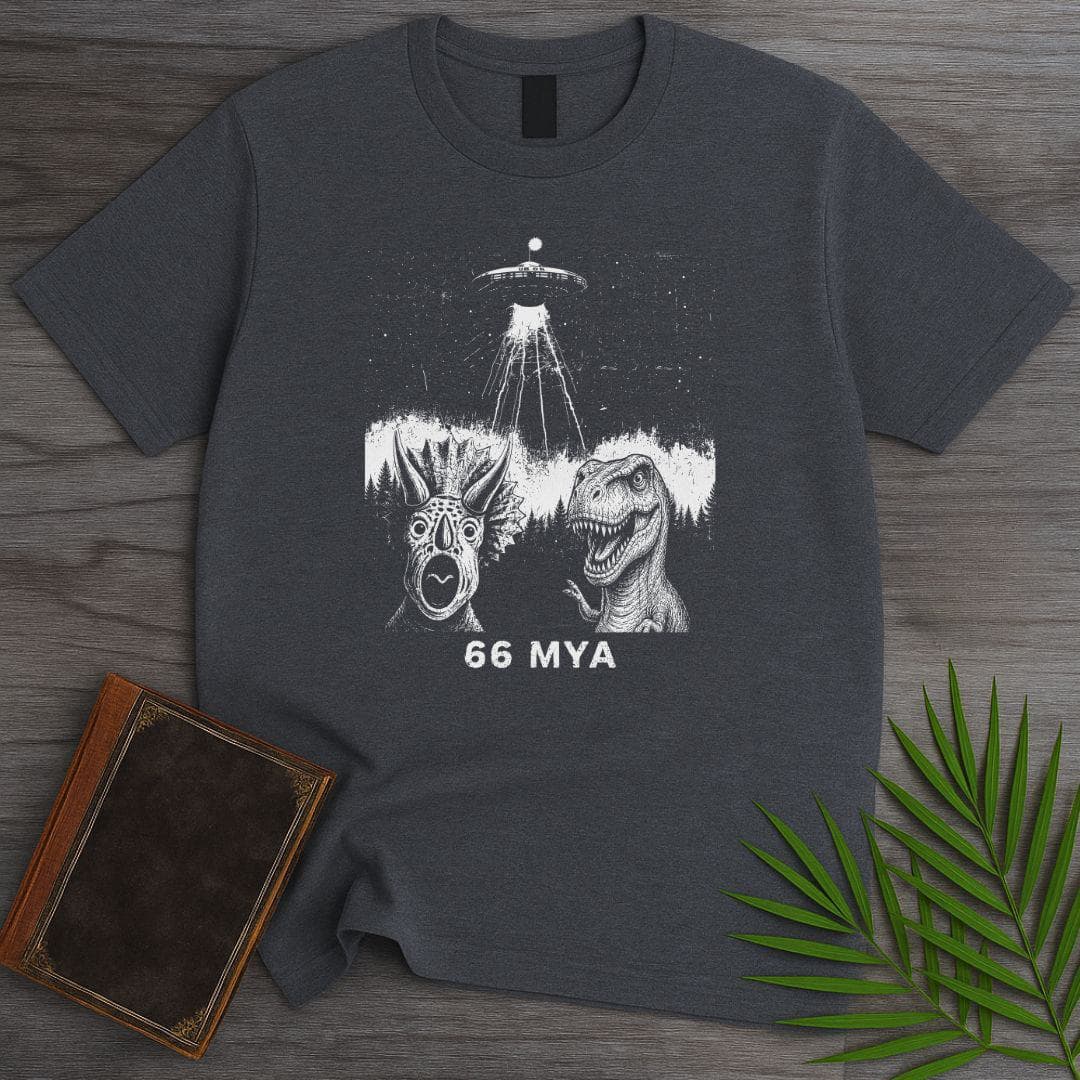 T-Shirt Dark Heather / S A UFO 66 MYA T-Shirt