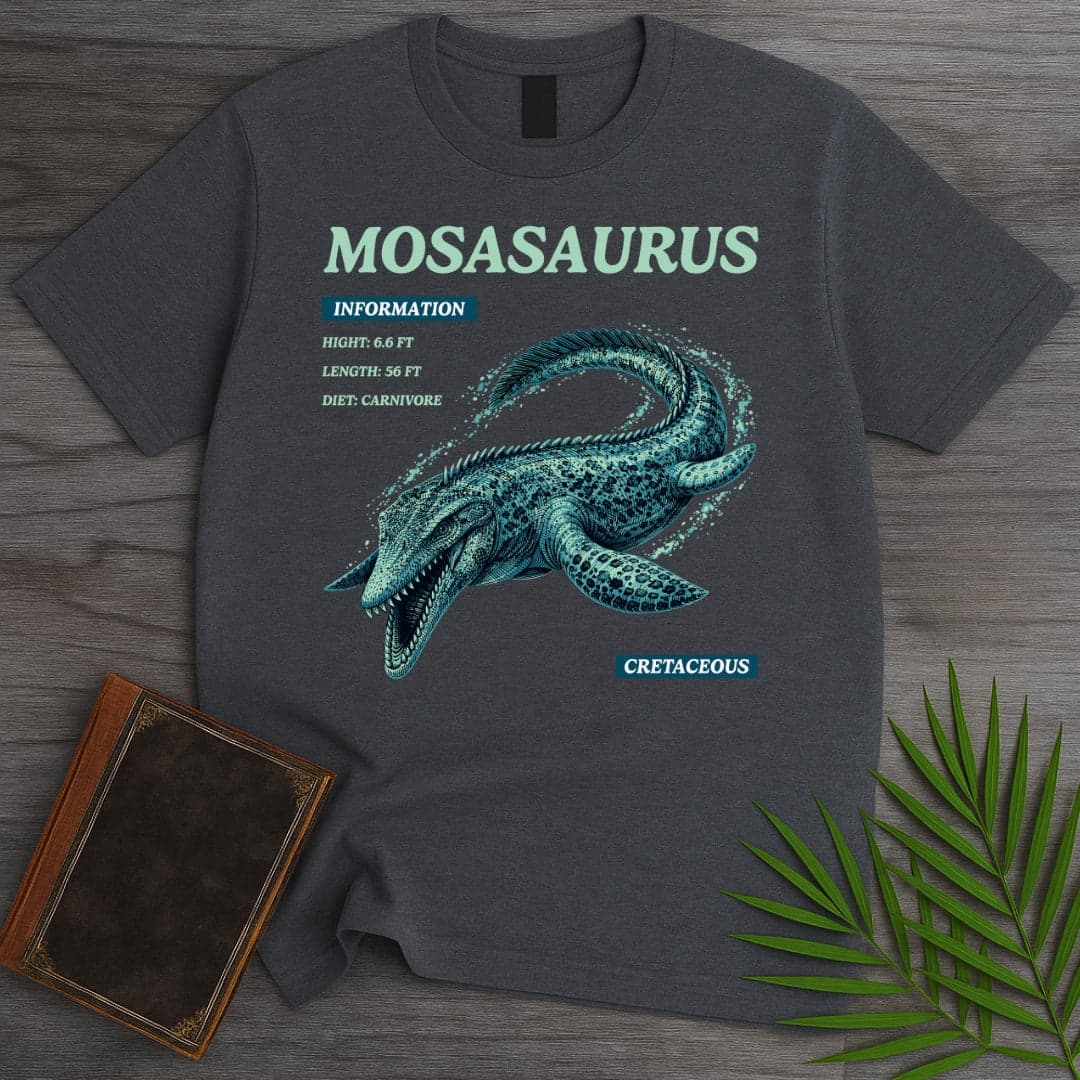 T-Shirt Dark Heather / S About The Mosasaur T-Shirt