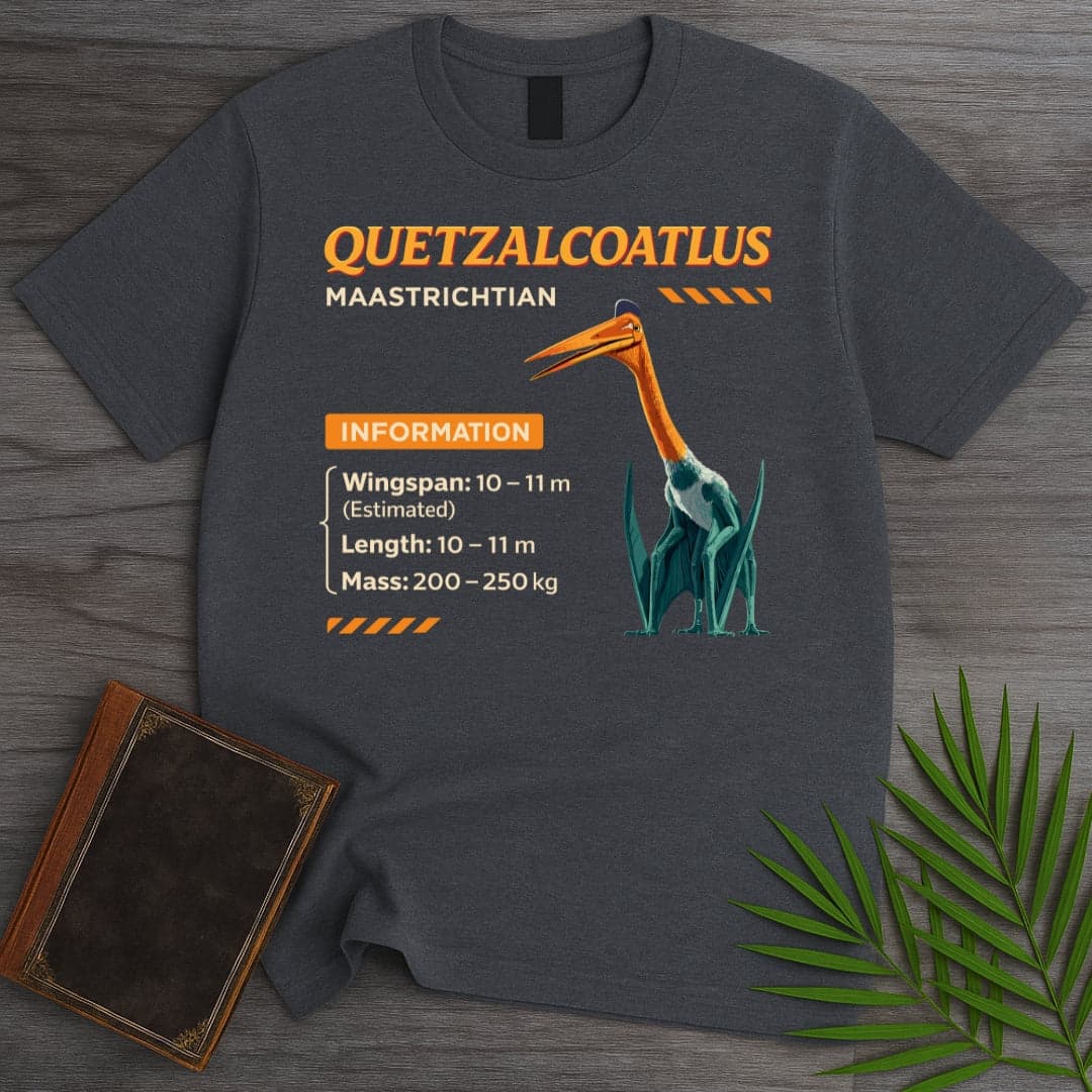 T-Shirt Dark Heather / S About the Quetzalcoatlus T-Shirt
