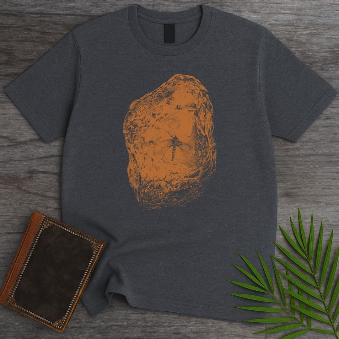 T-Shirt Dark Heather / S Amber Mosquito DNA T-Shirt