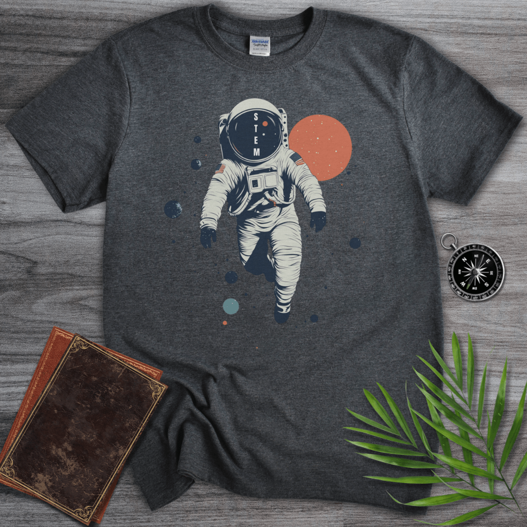 T-Shirt Dark Heather / S Astronaut STEM Graphic T-Shirt