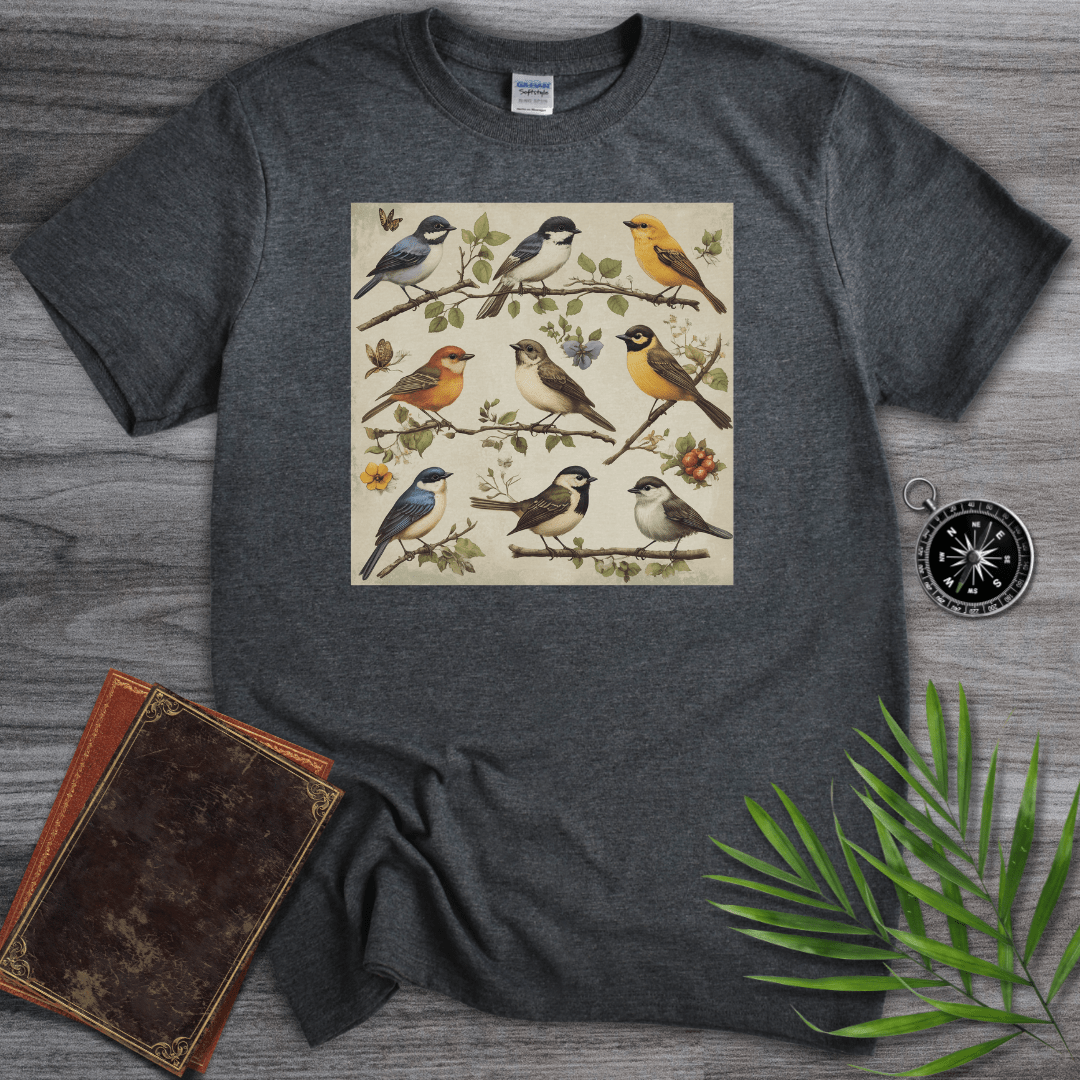 T-Shirt Dark Heather / S Bird Species Environment T-Shirt