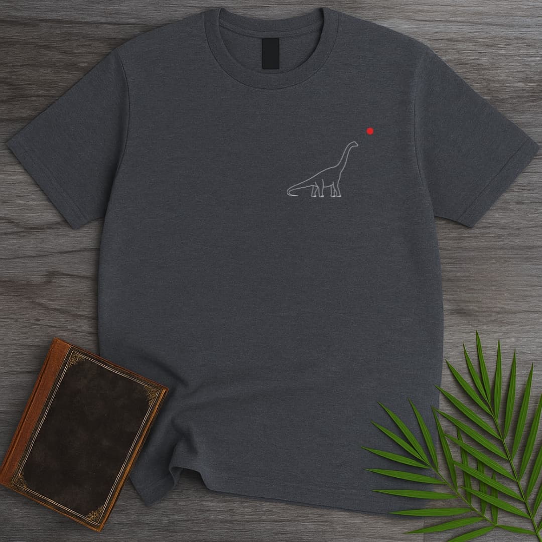T-Shirt Dark Heather / S Blood Moon Sauropod T-Shirt