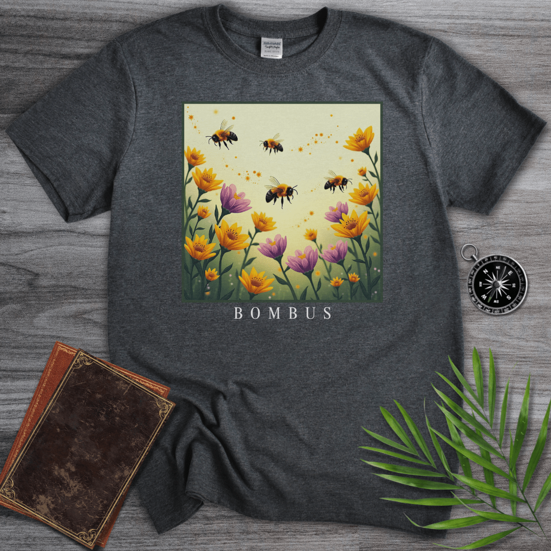 T-Shirt Dark Heather / S Bombus: Bumble Bee T-Shirt