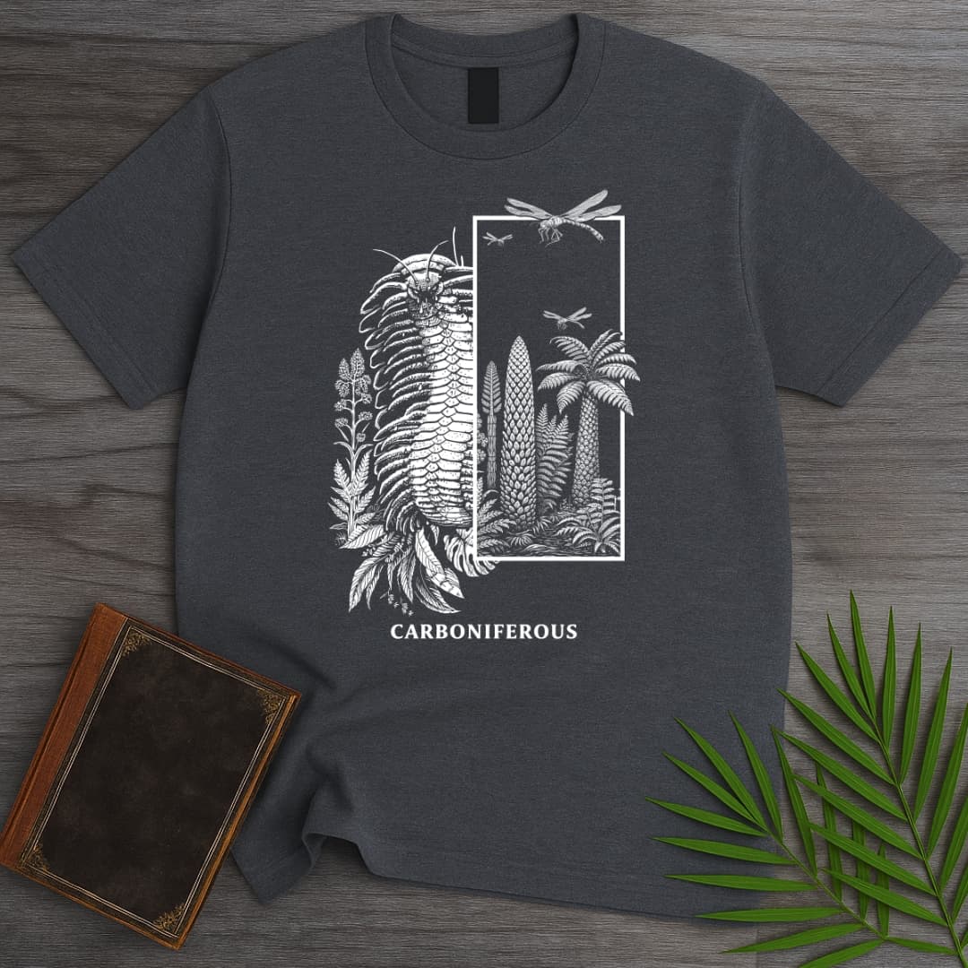 T-Shirt Dark Heather / S Carboniferous Prehistoric Goth T-Shirt
