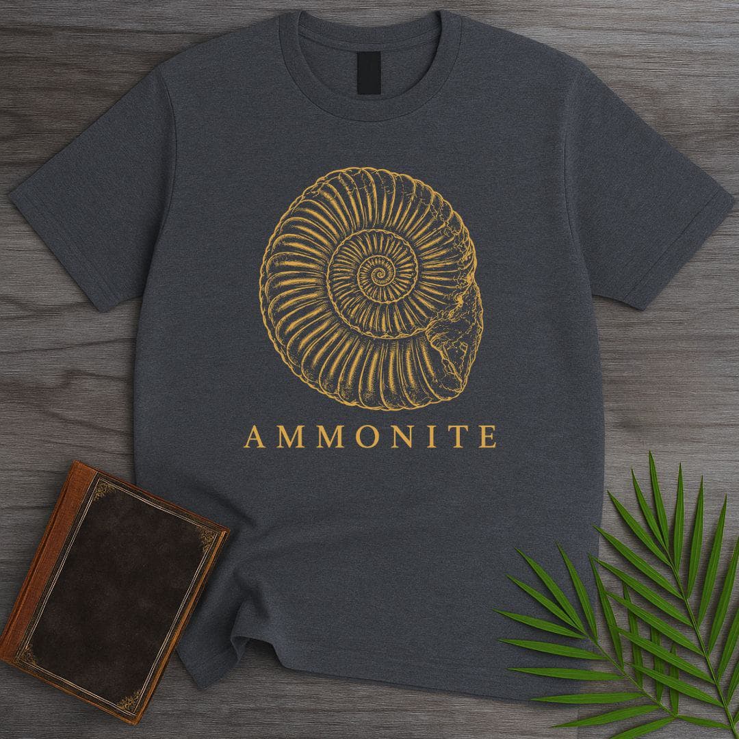 T-Shirt Dark Heather / S Curious about Ammonites T-Shirt
