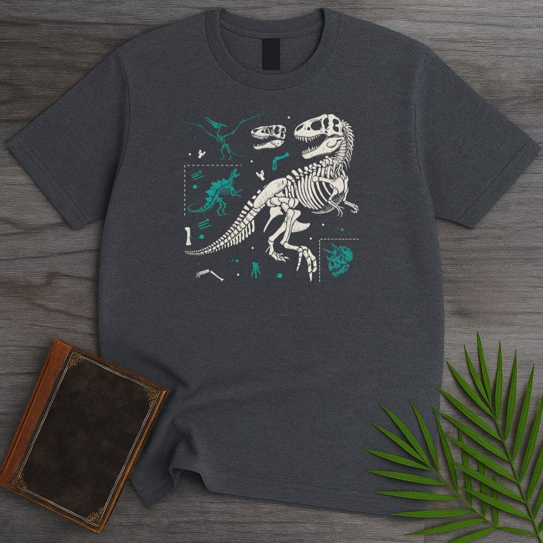 T-Shirt Dark Heather / S Cyber Fossil Remains T-Shirt