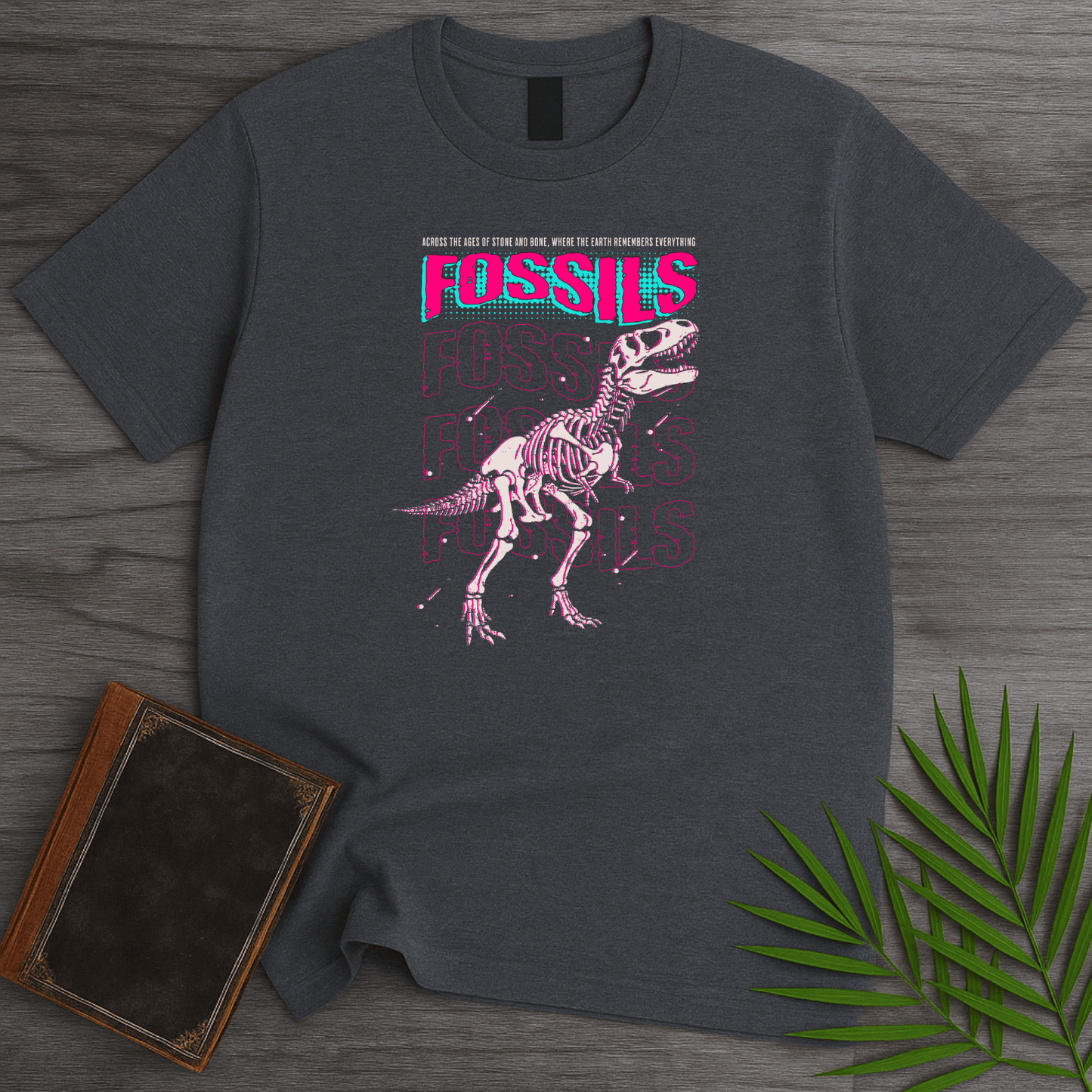 T-Shirt Dark Heather / S Cyber Fossils T-Shirt