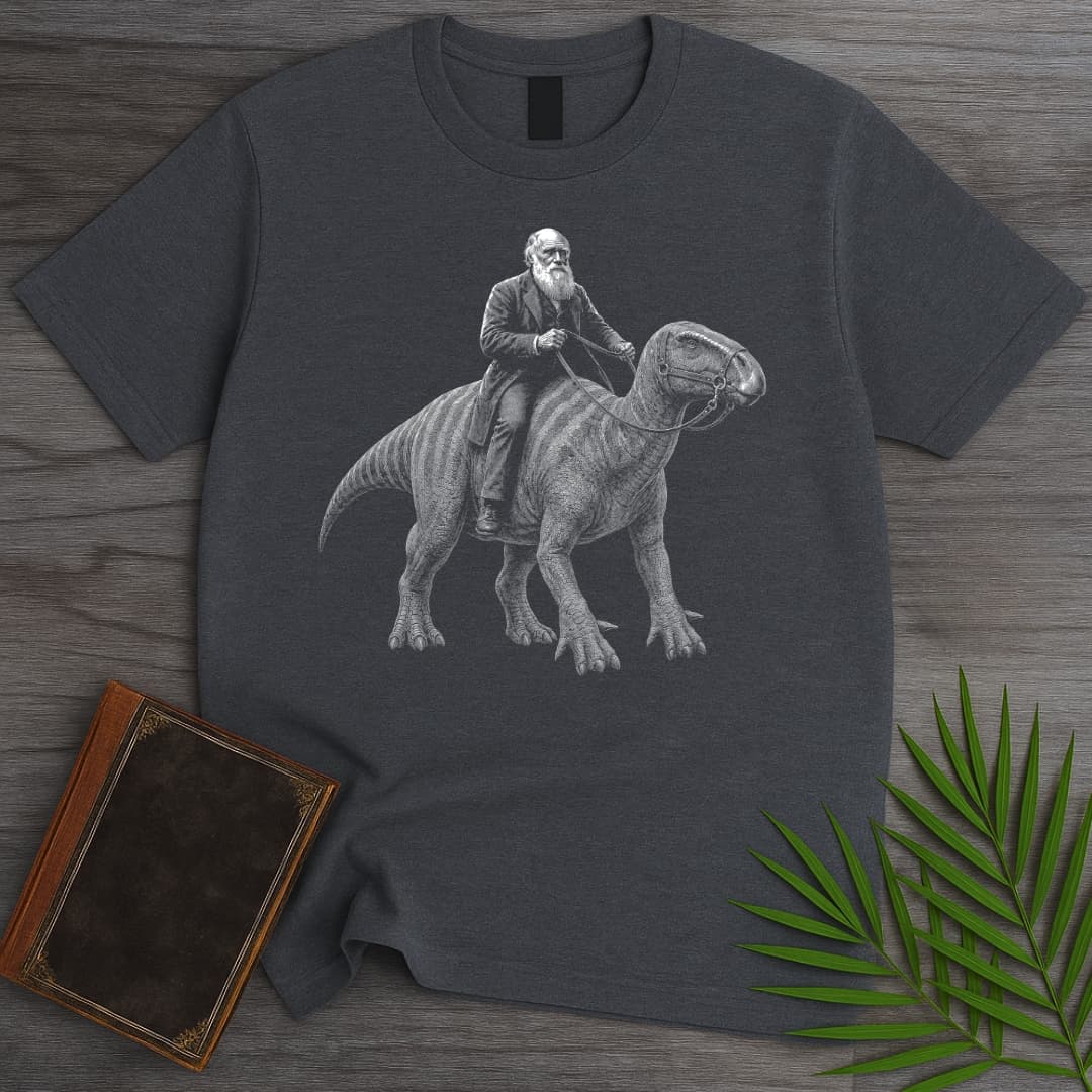 T-Shirt Dark Heather / S Darwinian Evolution Rider T-Shirt