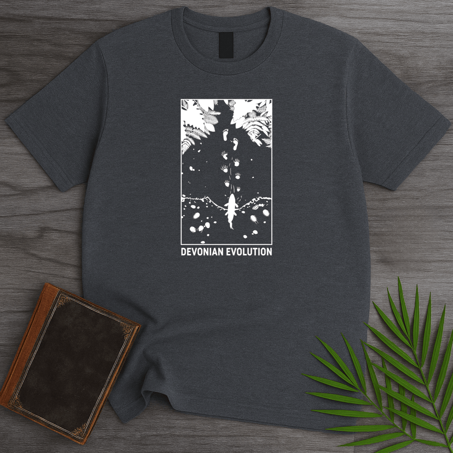 T-Shirt Dark Heather / S Devonian Evolution T-Shirt