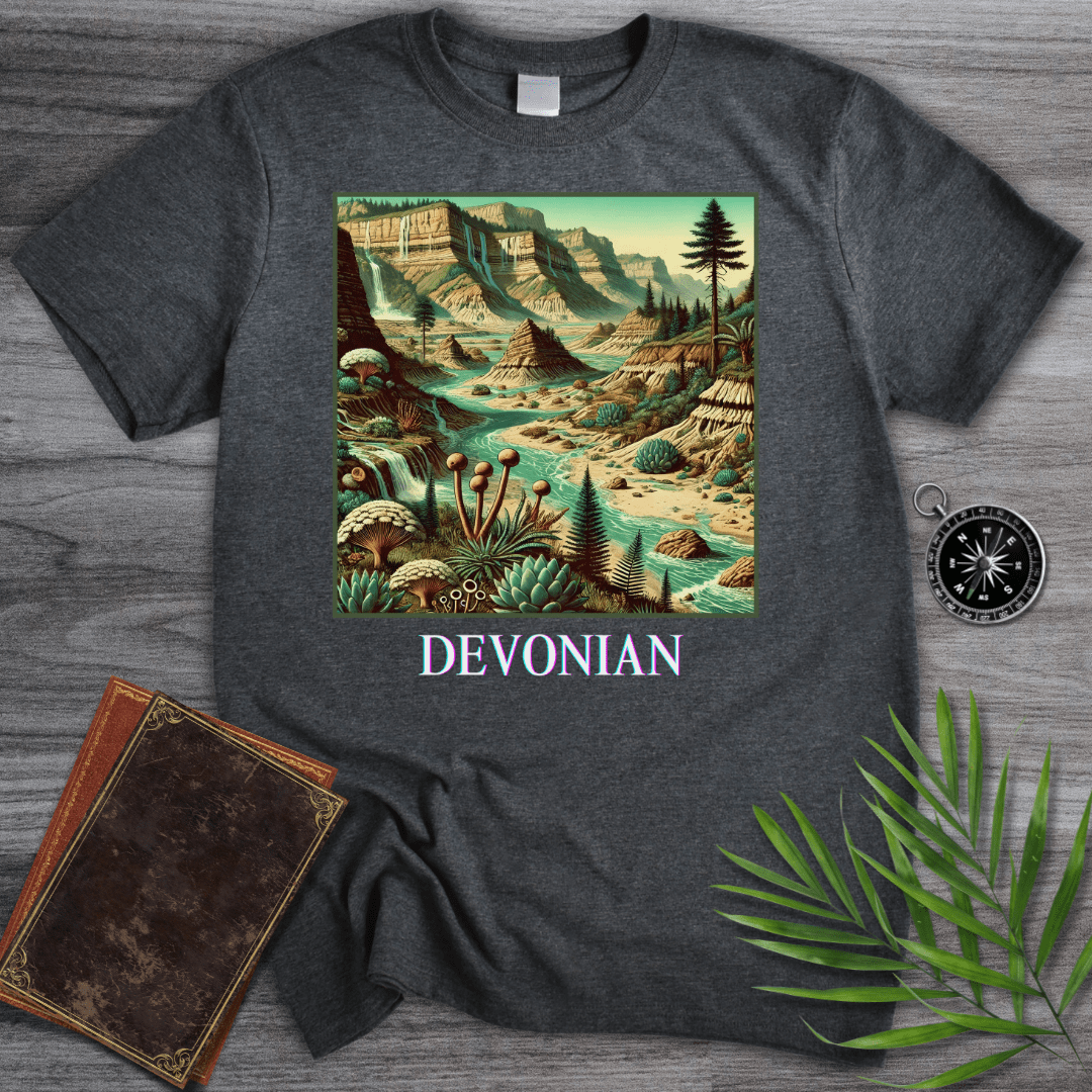 T-Shirt Dark Heather / S Devonian Geologic Environment T-Shirt
