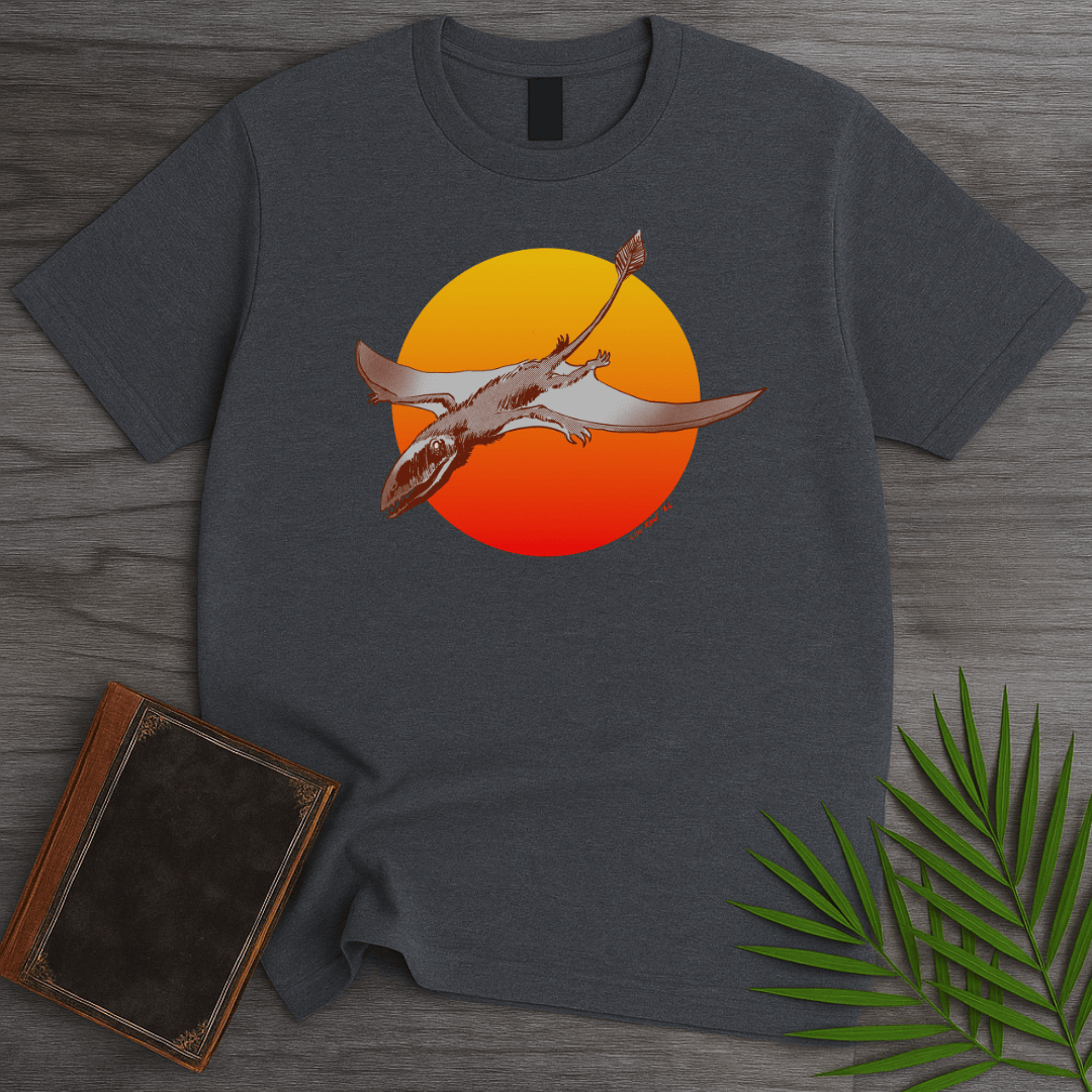 T-Shirt Dark Heather / S Dimorphodon Two-Form Tooth T-Shirt (ldn_rdnt_art)