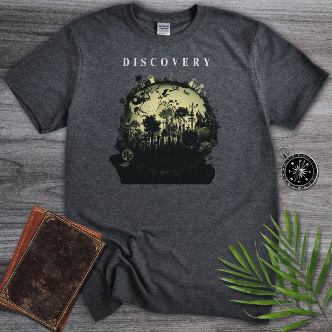 T-Shirt Dark Heather / S Discovery Earth Graphic T-Shirt