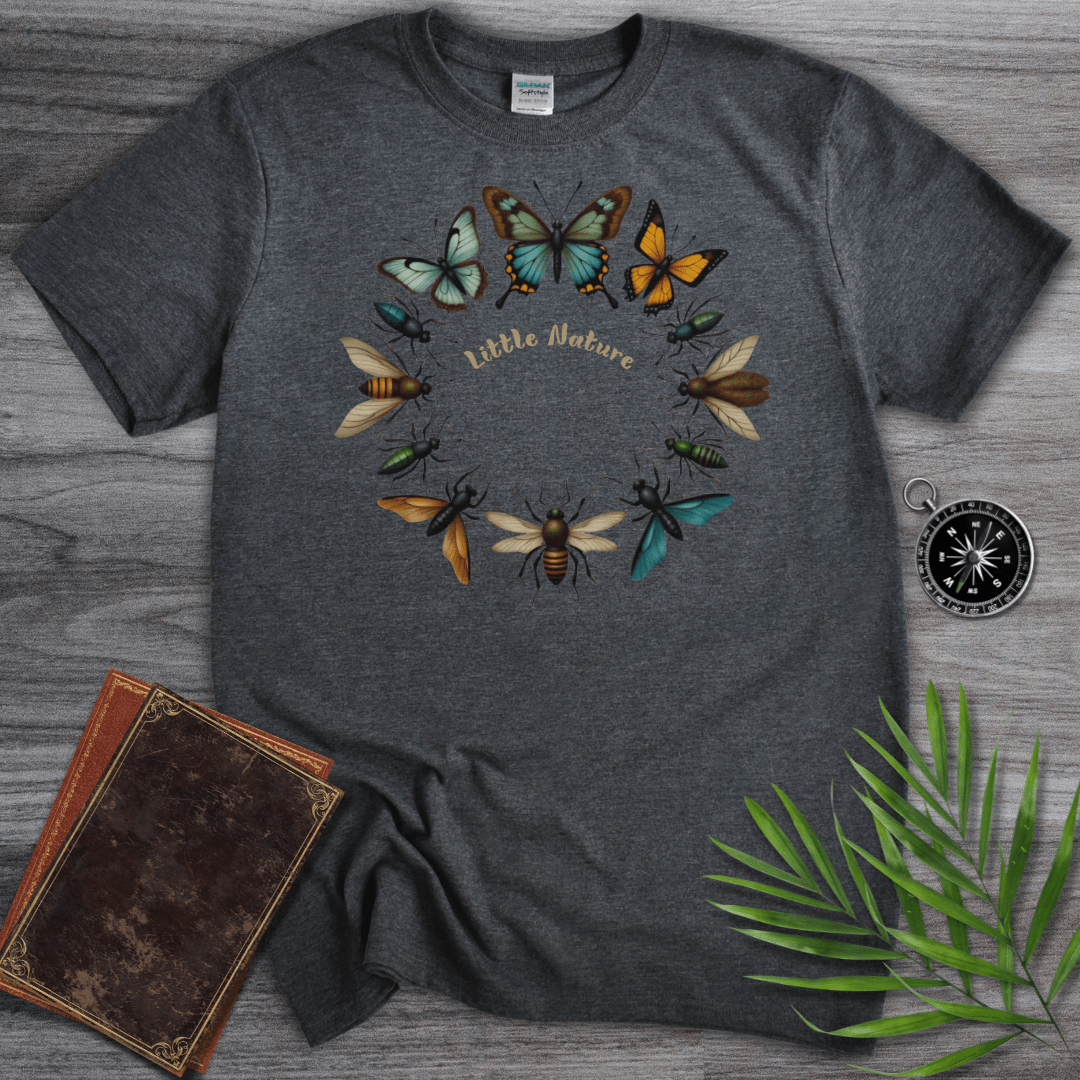 T-Shirt Dark Heather / S Entomology: Little Creatures of Nature T-Shirt