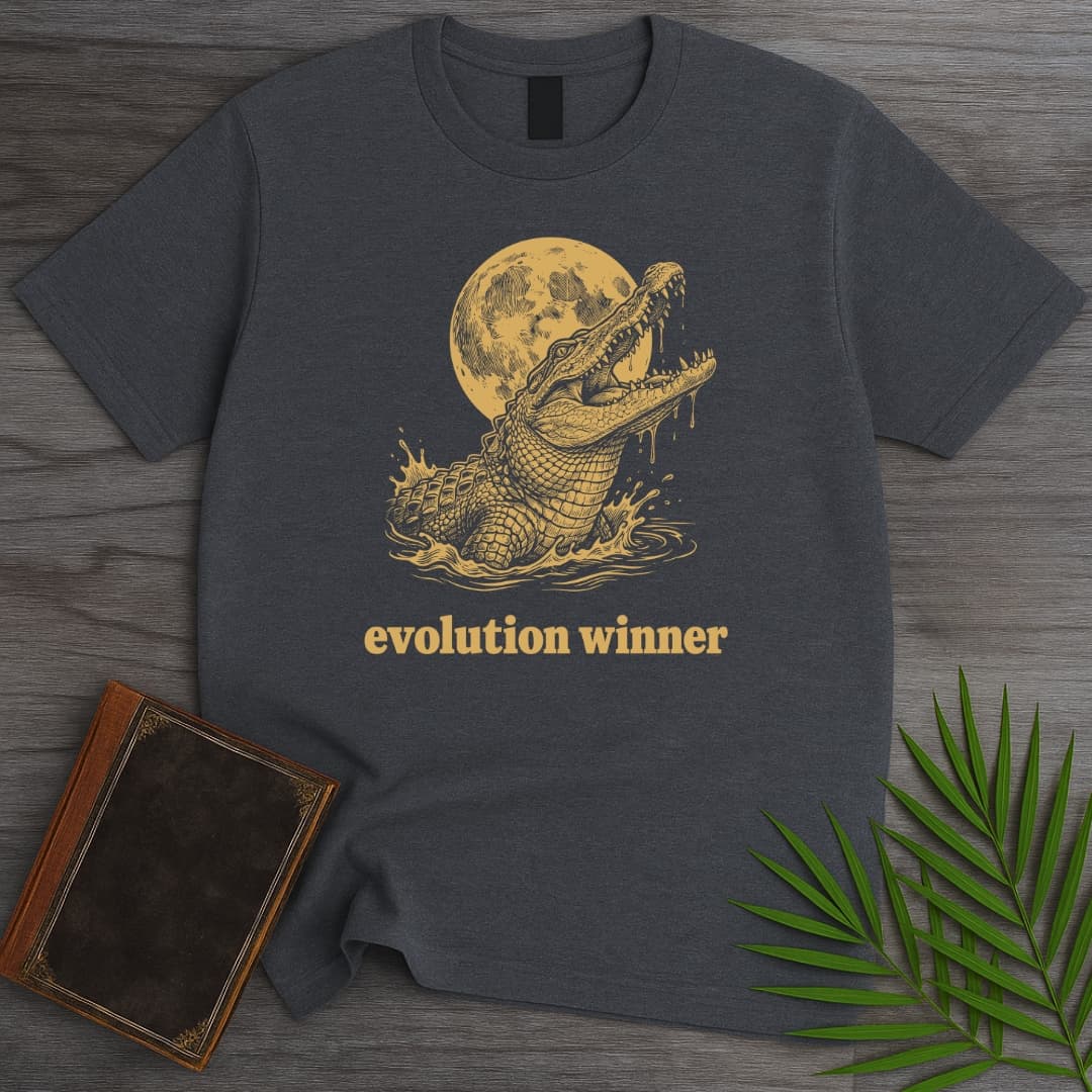 T-Shirt Dark Heather / S Evolution Winner Gator T-Shirt