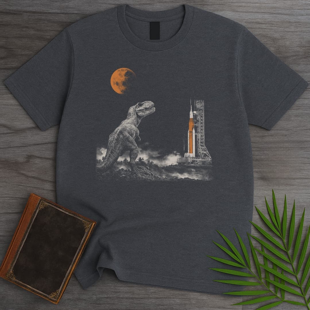 T-Shirt Dark Heather / S Extinction to Exploration T-Shirt