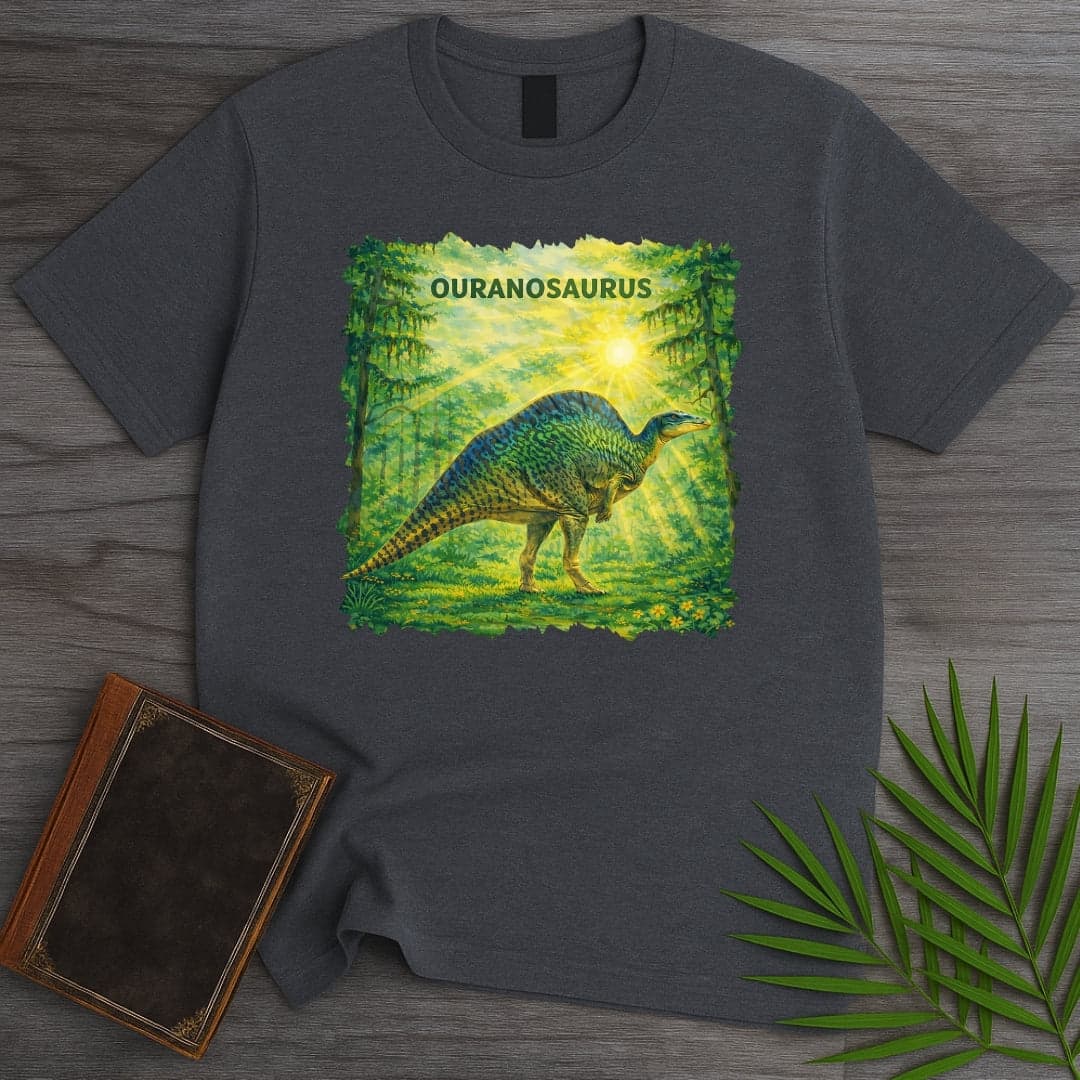 T-Shirt Dark Heather / S Forested Ouranosaurus T-Shirt