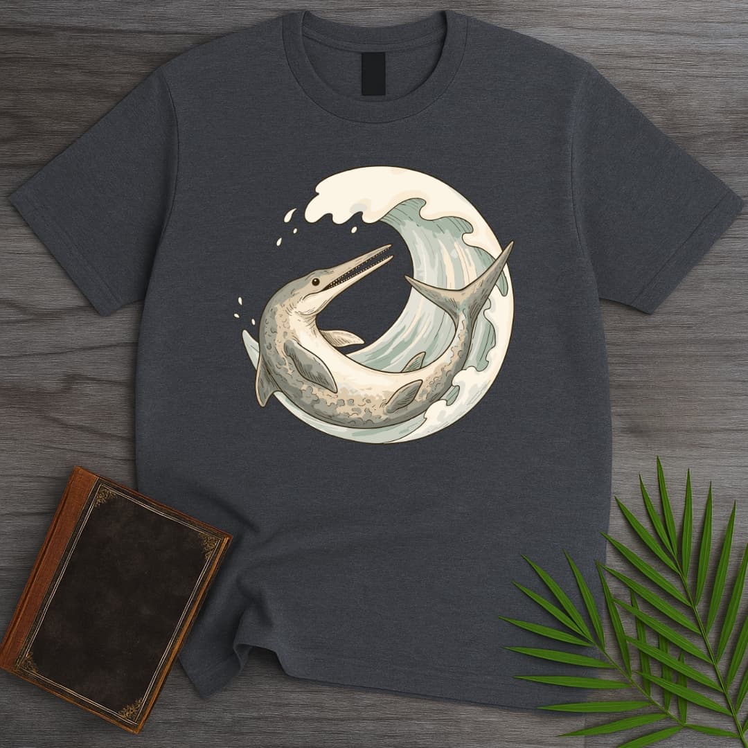 T-Shirt Dark Heather / S Gentle Ichthyosaur T-Shirt