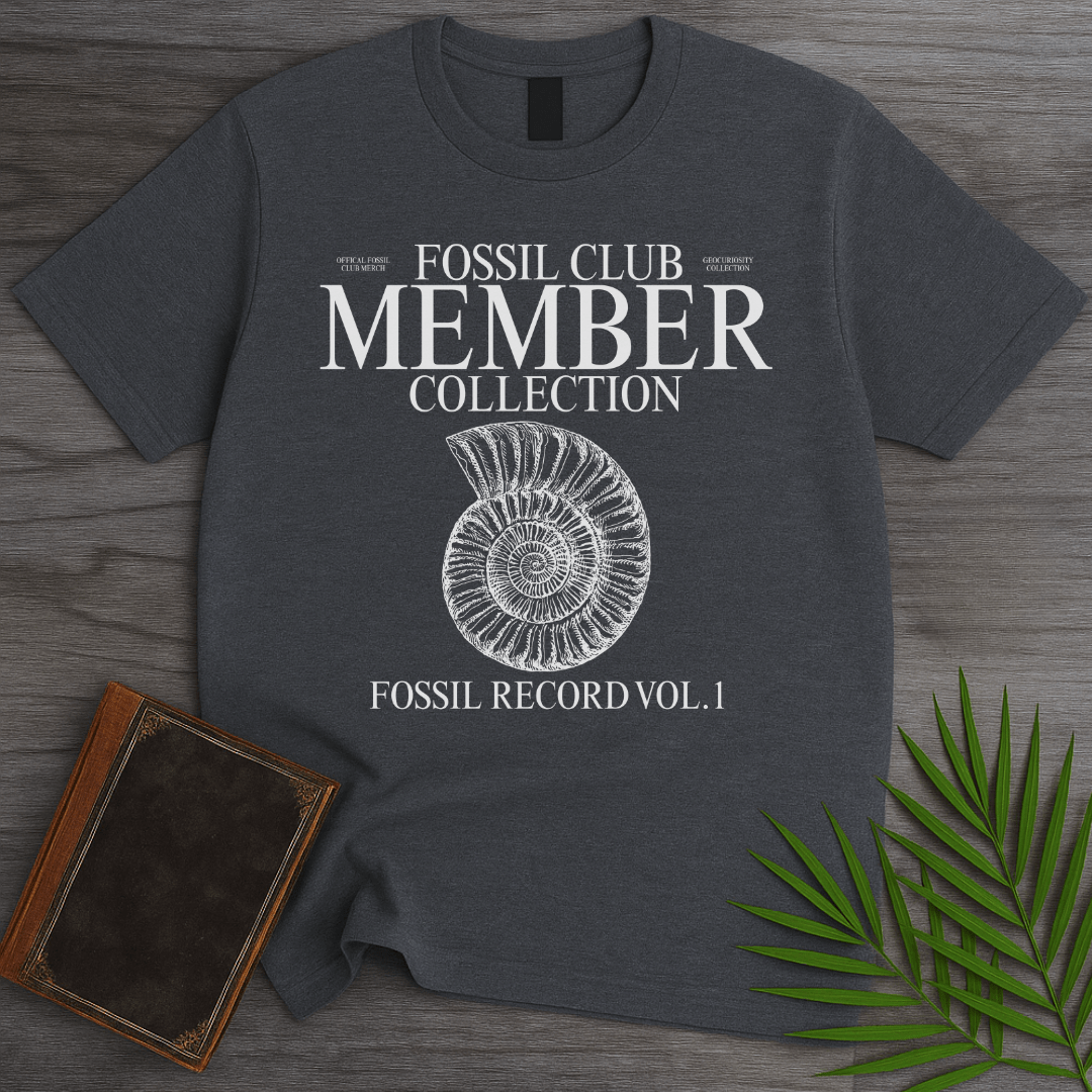T-Shirt Dark Heather / S GeoCuriosity Fossil Club T-Shirt