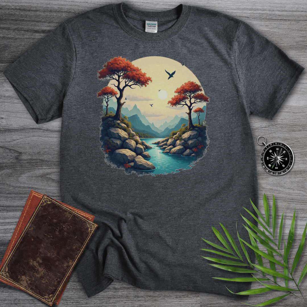 T-Shirt Dark Heather / S Geomorphic Environments: Autumn Landscape T-Shirt