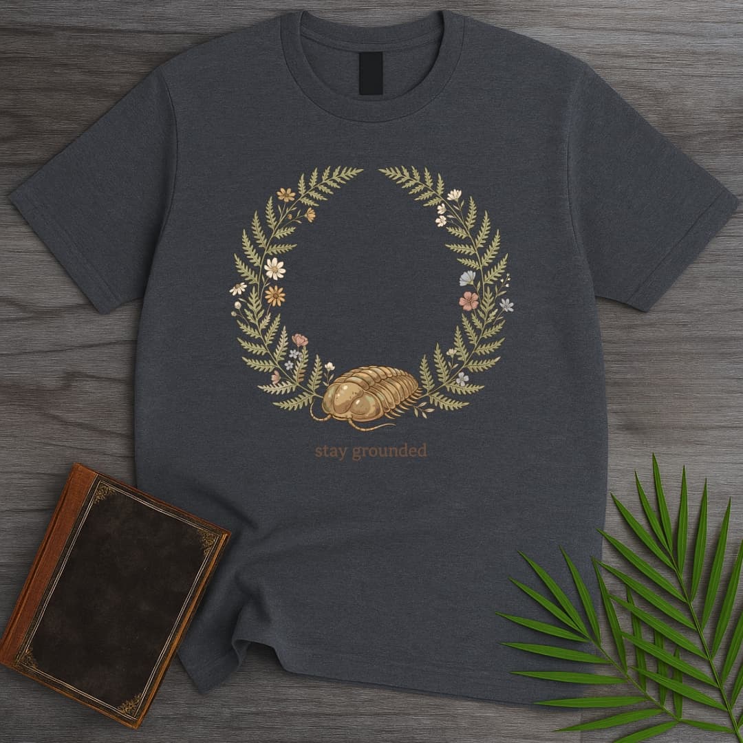 T-Shirt Dark Heather / S Grounded Trilobite T-Shirt