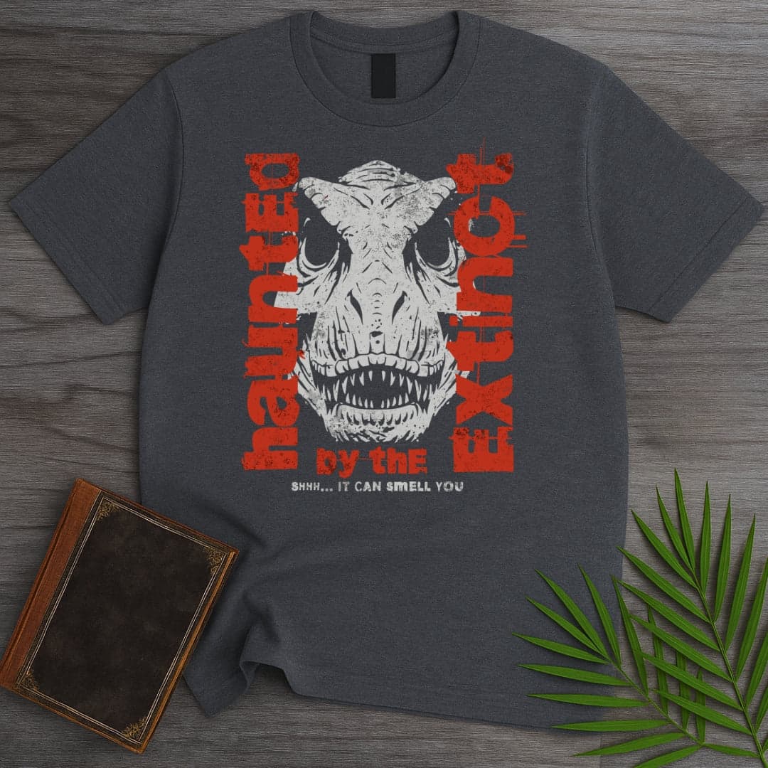 T-Shirt Dark Heather / S Haunted By The Extinct T-Shirt