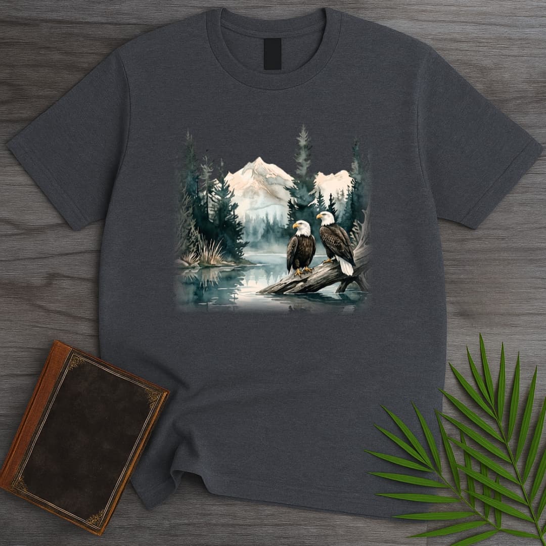 T-Shirt Dark Heather / S Highland Perch Eagles T-Shirt