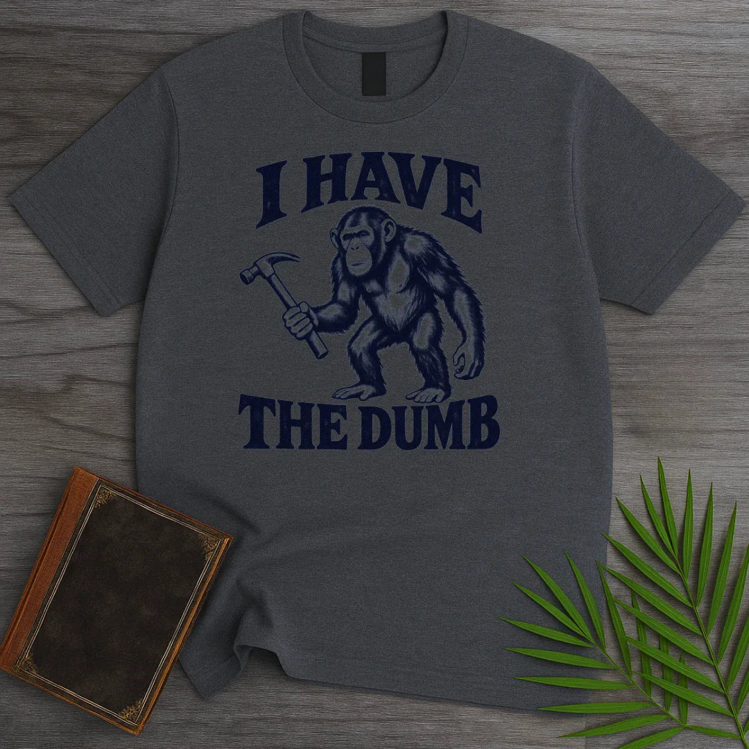 T-Shirt Dark Heather / S I have the dumb T-Shirt
