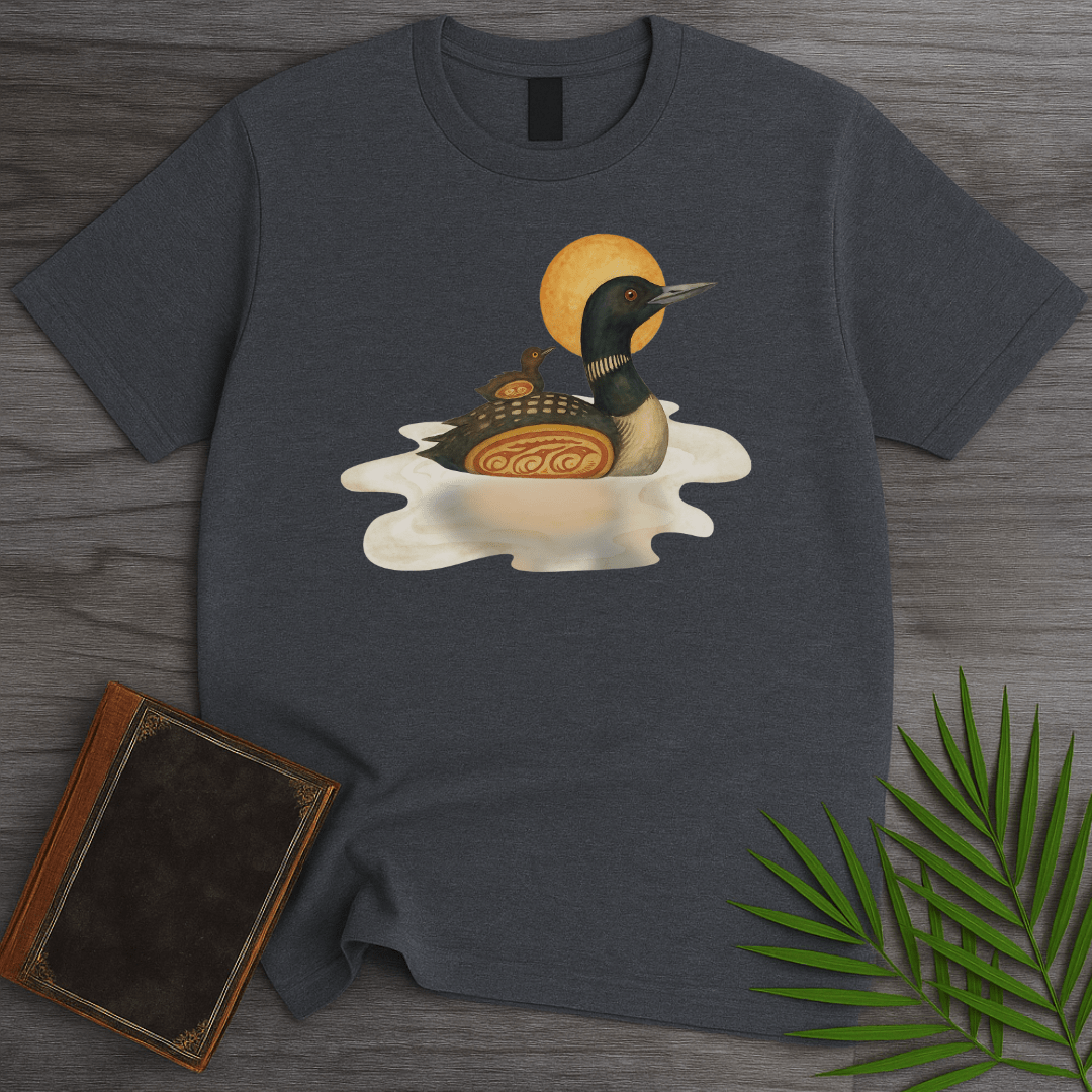 T-Shirt Dark Heather / S Indigenous Loon Wisdom T-Shirt