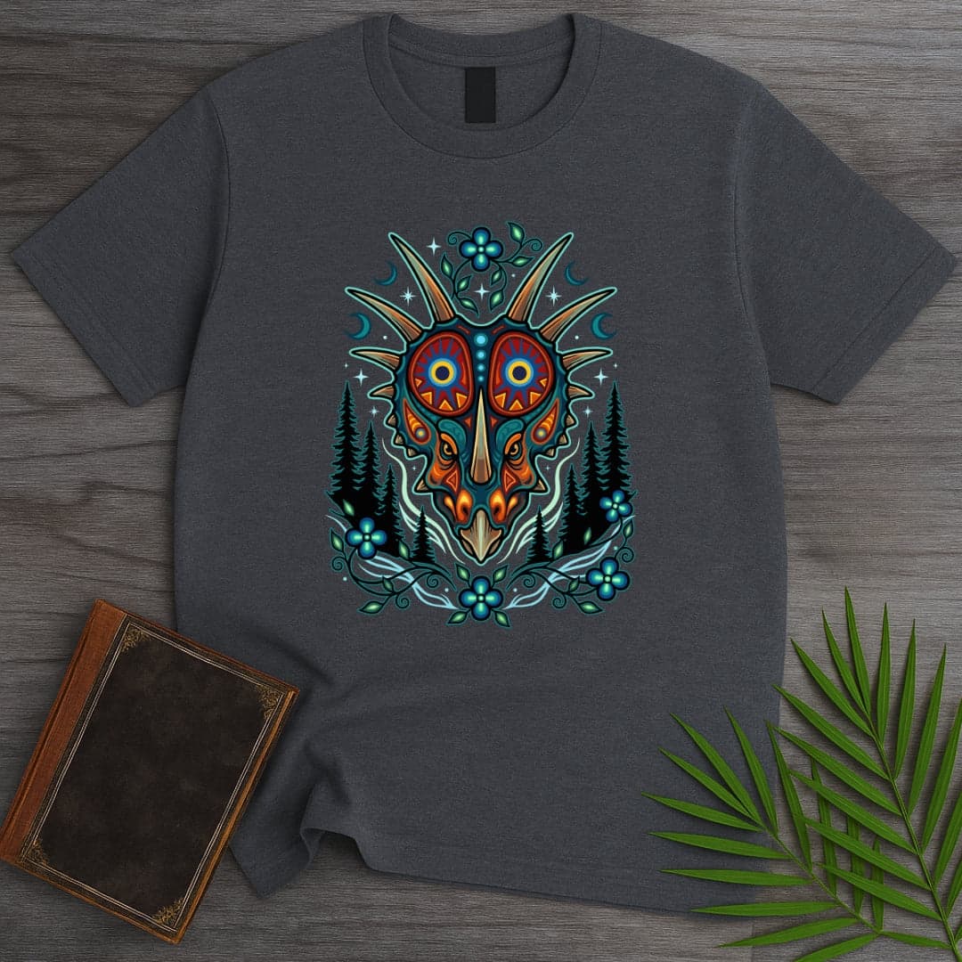 T-Shirt Dark Heather / S Indigenous Styracosaurus Dream T-Shirt