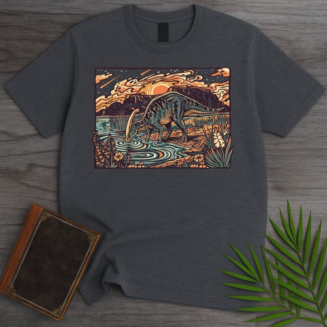 T-Shirt Dark Heather / S Into the Parasaurolophus Dream T-Shirt