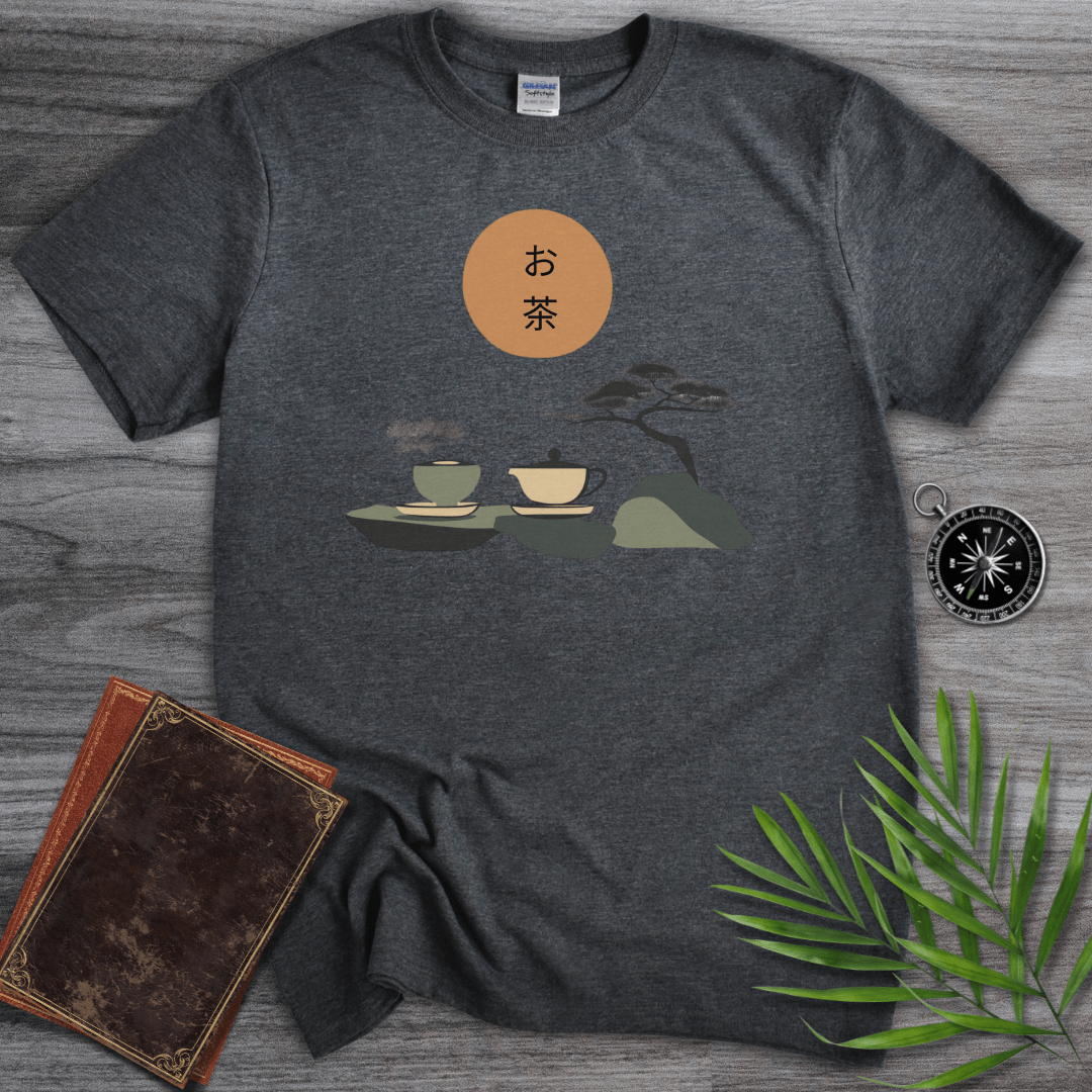 T-Shirt Dark Heather / S Japanese Tea Graphic T-Shirt