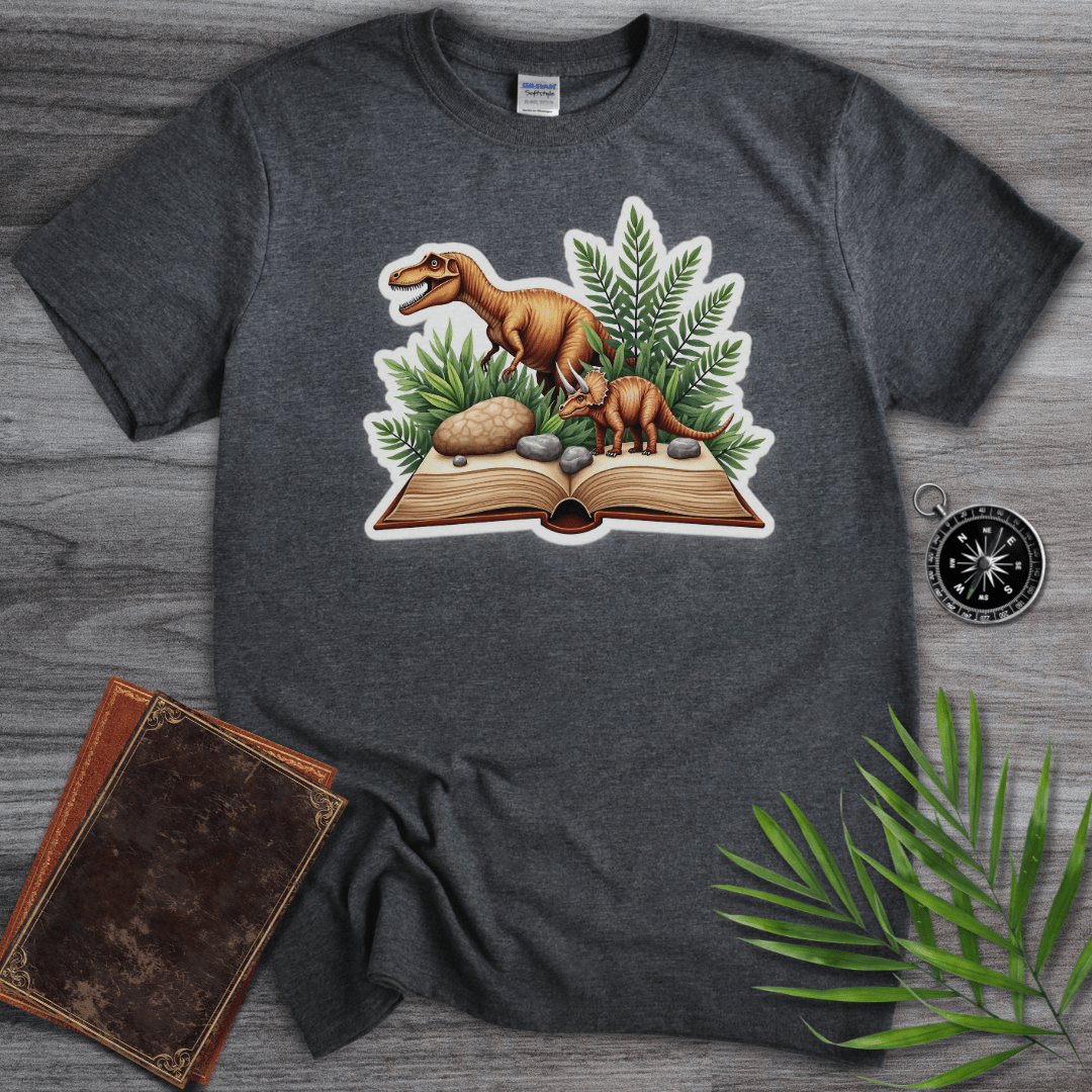 T-Shirt Dark Heather / S Jurassic Stories T-Shirt