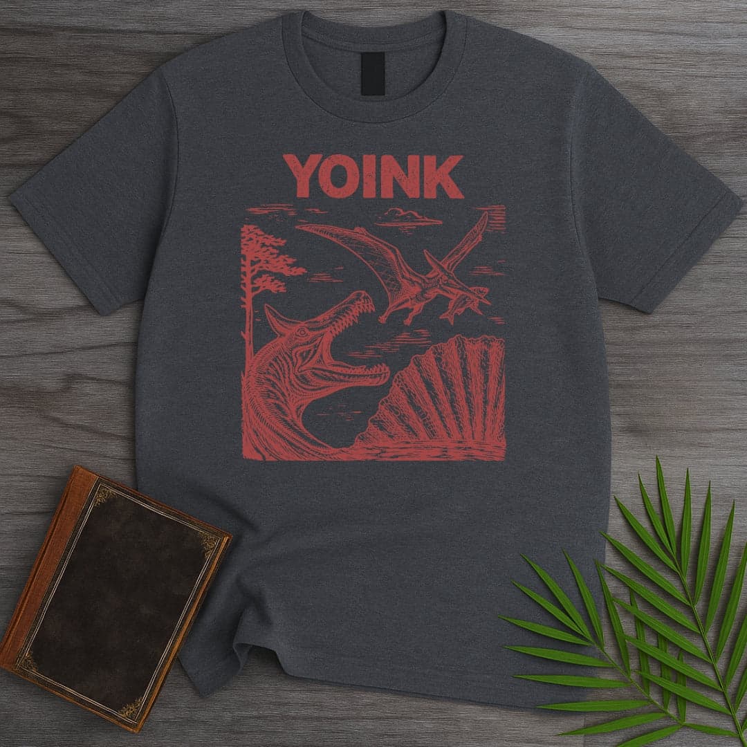 T-Shirt Dark Heather / S Late Jurassic Yoink T-Shirt