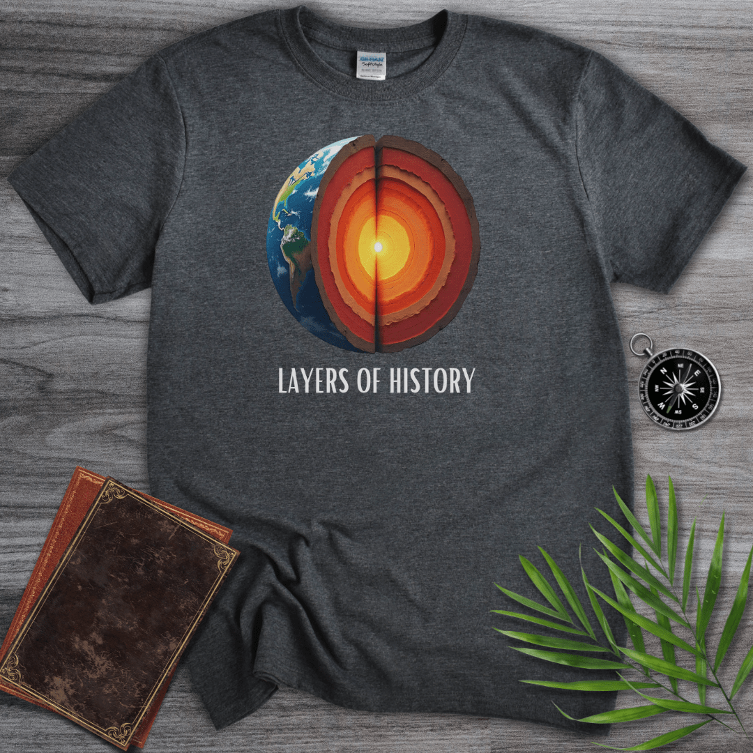 T-Shirt Dark Heather / S Layers of Geologic History T-Shirt