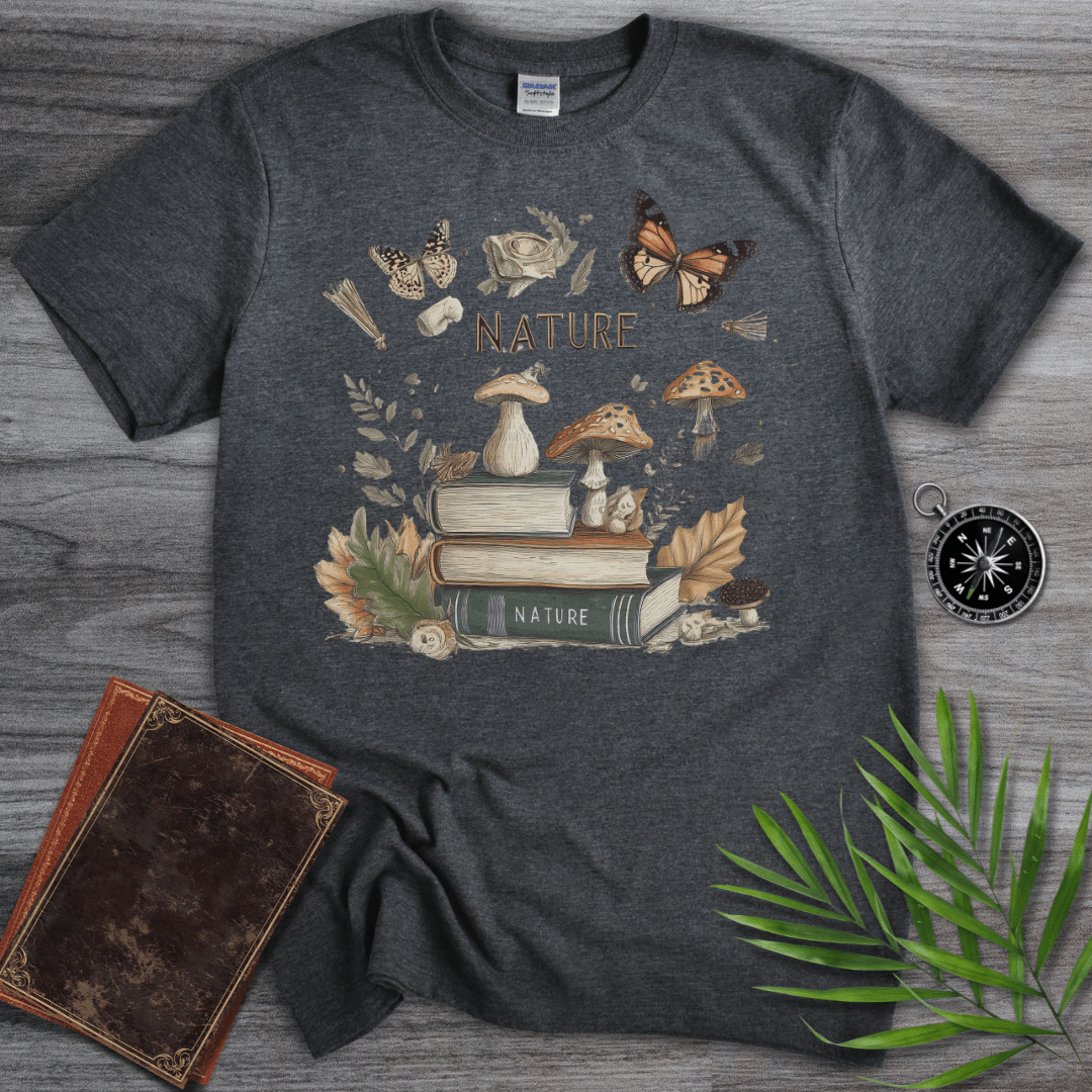 T-Shirt Dark Heather / S Learning Nature Vintage T-Shirt